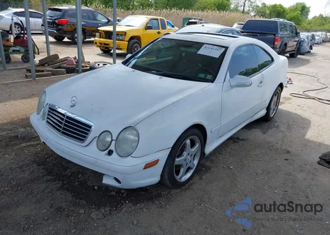 2000 Mercedes-Benz Clk 430 из США, поврежденный, VIN WDBLJ70G4YF151852